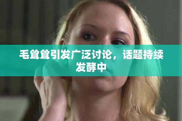 毛耸耸引发广泛讨论，话题持续发酵中