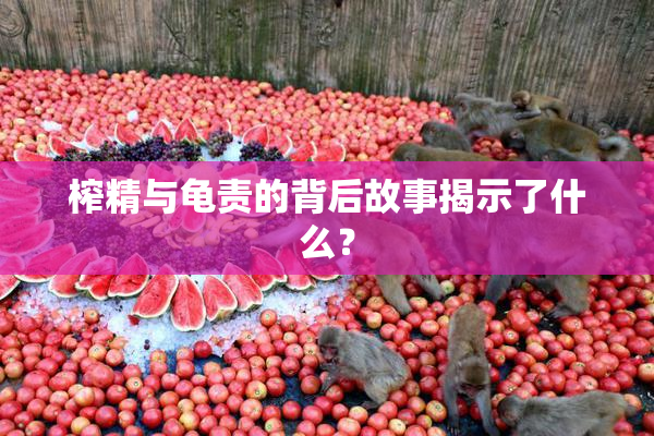 榨精与龟责的背后故事揭示了什么？