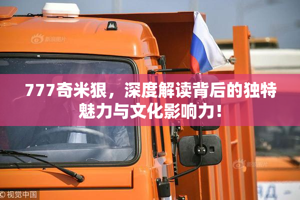777奇米狠，深度解读背后的独特魅力与文化影响力！