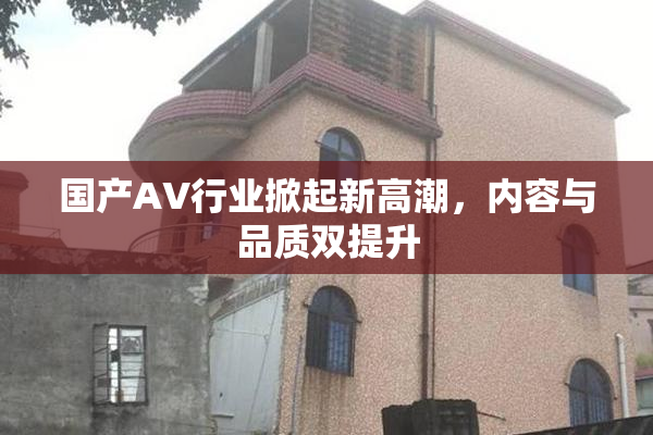 国产AV行业掀起新高潮，内容与品质双提升