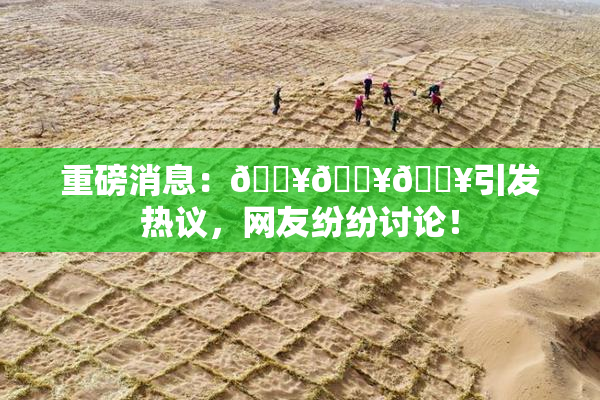 重磅消息：🔥🔥🔥引发热议，网友纷纷讨论！