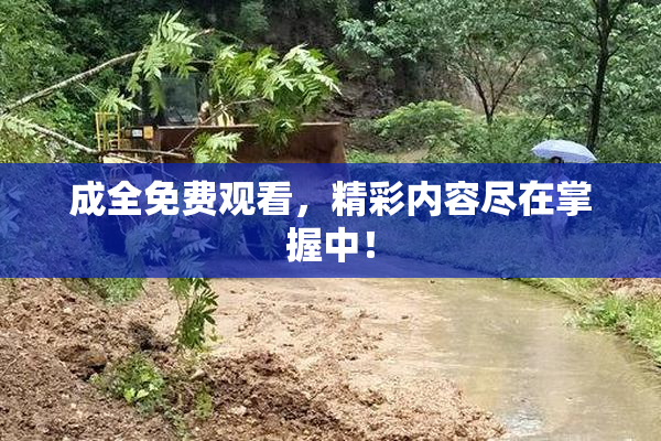成全免费观看，精彩内容尽在掌握中！