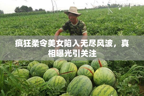 疯狂柔令美女陷入无尽风波，真相曝光引关注