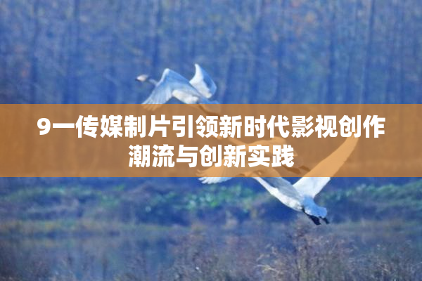 9一传媒制片引领新时代影视创作潮流与创新实践