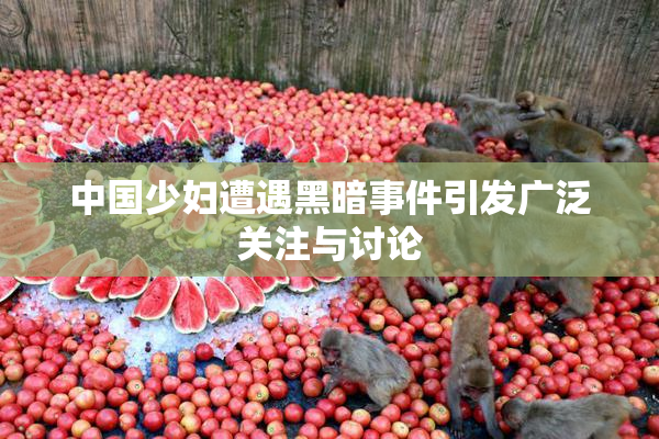 中国少妇遭遇黑暗事件引发广泛关注与讨论