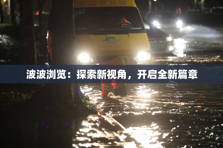 波波浏览：探索新视角，开启全新篇章