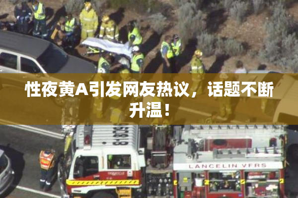 性夜黄A引发网友热议，话题不断升温！