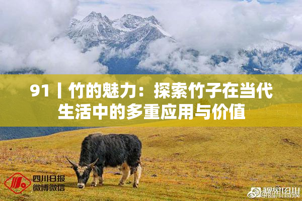 91丨竹的魅力：探索竹子在当代生活中的多重应用与价值