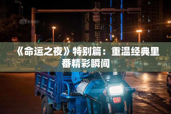 《命运之夜》特别篇：重温经典里番精彩瞬间
