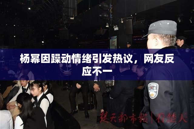 杨幂因躁动情绪引发热议，网友反应不一