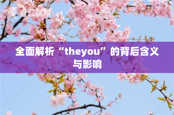 全面解析“theyou”的背后含义与影响