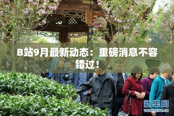 B站9月最新动态：重磅消息不容错过！