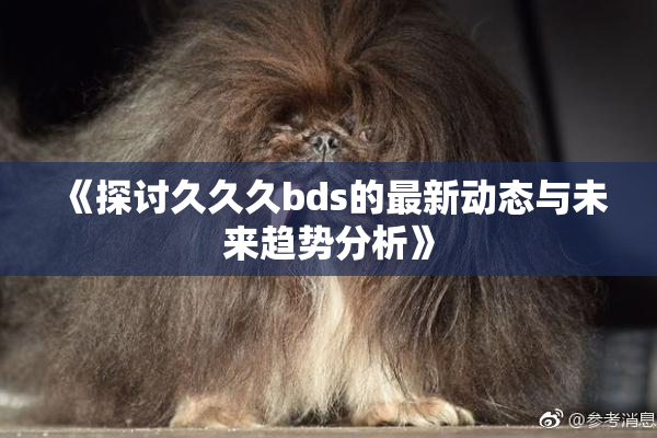 《探讨久久久bds的最新动态与未来趋势分析》
