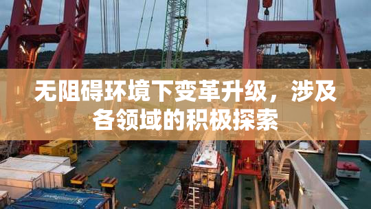 无阻碍环境下变革升级，涉及各领域的积极探索