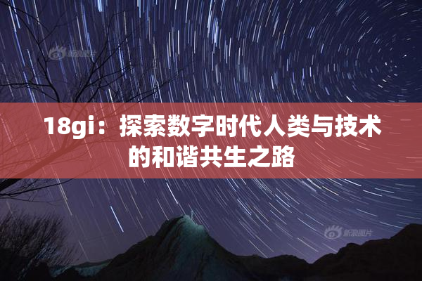 18gi：探索数字时代人类与技术的和谐共生之路
