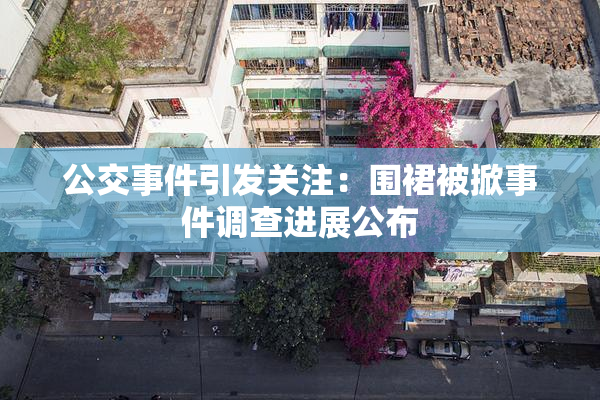 公交事件引发关注：围裙被掀事件调查进展公布