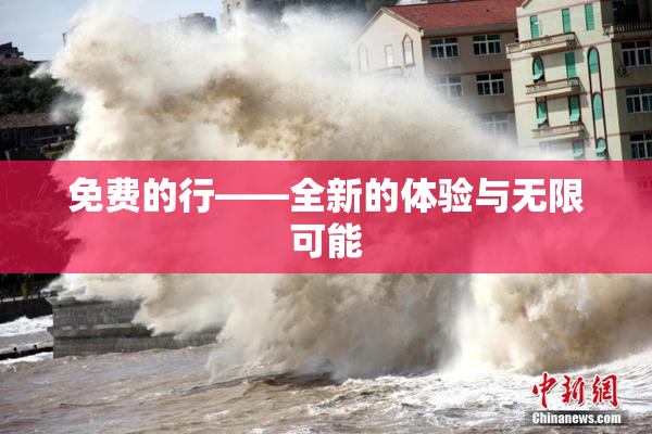 免费的行——全新的体验与无限可能