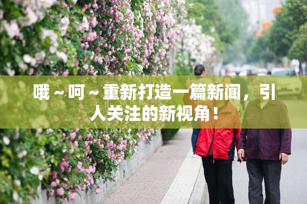 哦～呵～重新打造一篇新闻，引人关注的新视角！