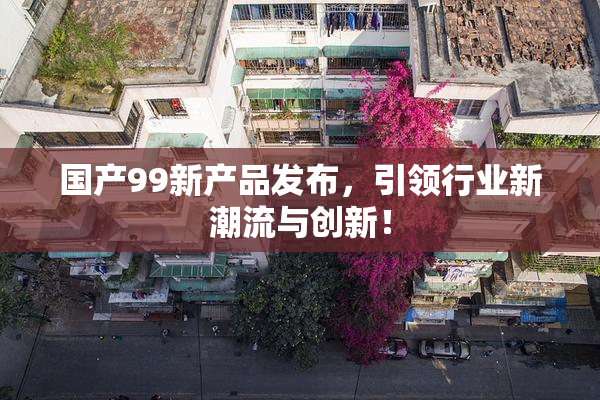 国产99新产品发布，引领行业新潮流与创新！