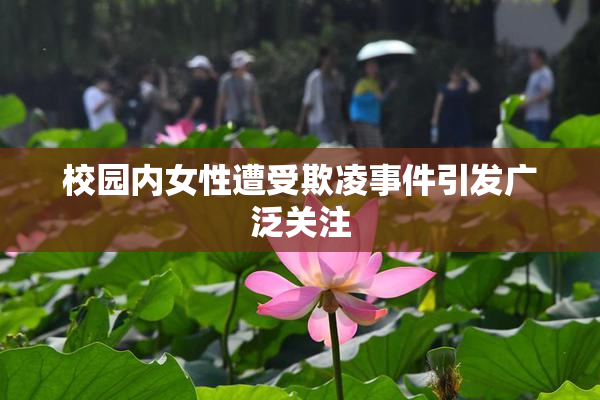 校园内女性遭受欺凌事件引发广泛关注