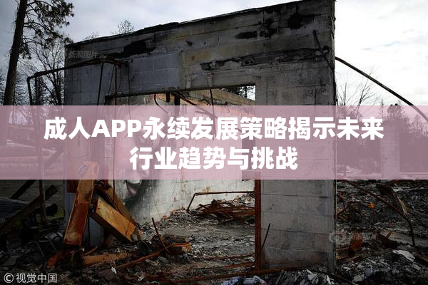 成人APP永续发展策略揭示未来行业趋势与挑战