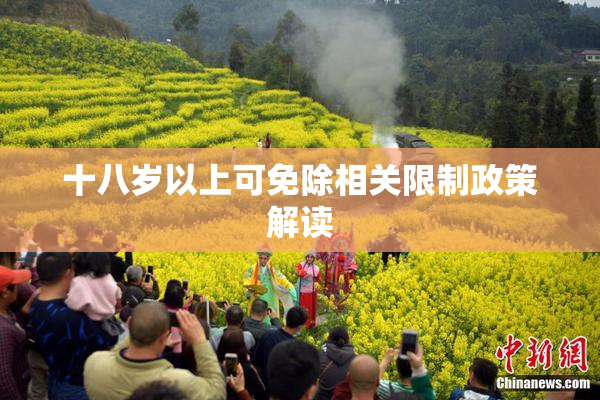 十八岁以上可免除相关限制政策解读