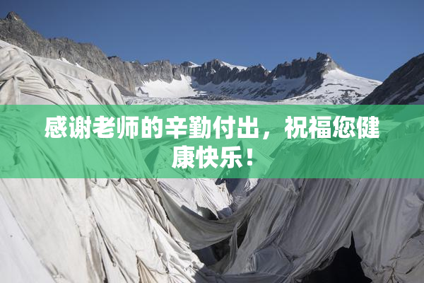 感谢老师的辛勤付出，祝福您健康快乐！