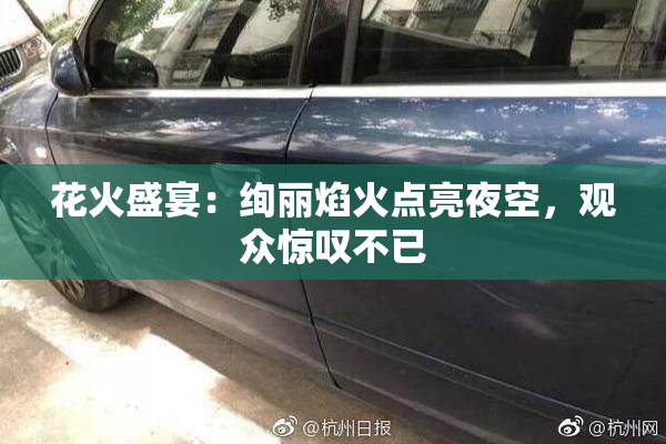 花火盛宴：绚丽焰火点亮夜空，观众惊叹不已