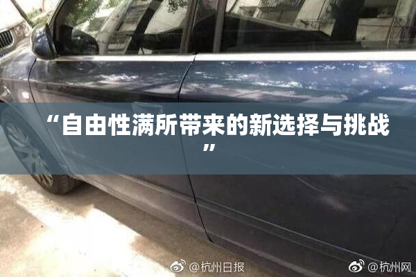 “自由性满所带来的新选择与挑战”