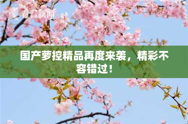 国产萝控精品再度来袭，精彩不容错过！