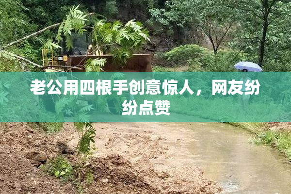 老公用四根手创意惊人，网友纷纷点赞