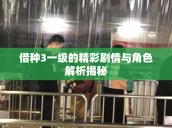 借种3一级的精彩剧情与角色解析揭秘