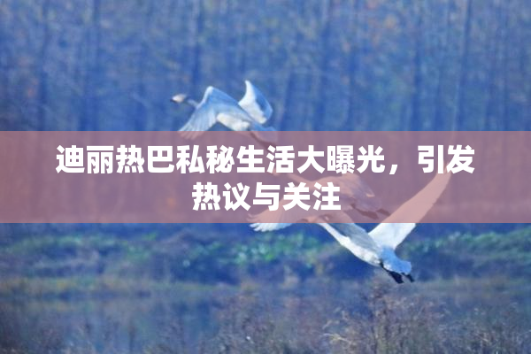 迪丽热巴私秘生活大曝光，引发热议与关注