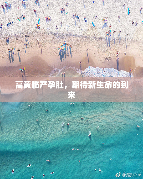 高黄临产孕肚，期待新生命的到来