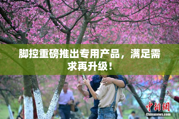 脚控重磅推出专用产品，满足需求再升级！