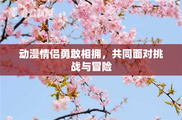 动漫情侣勇敢相拥，共同面对挑战与冒险