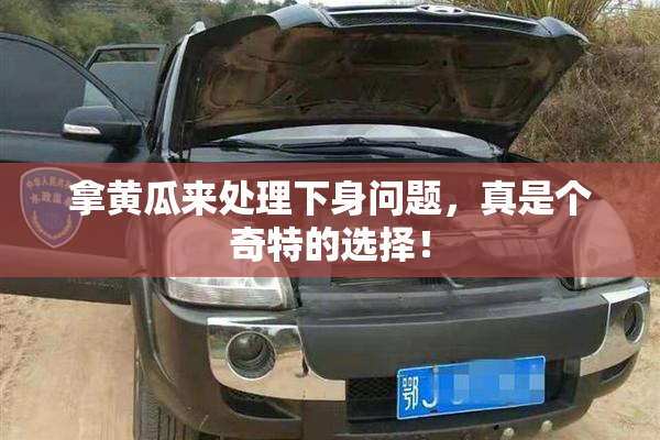 拿黄瓜来处理下身问题，真是个奇特的选择！