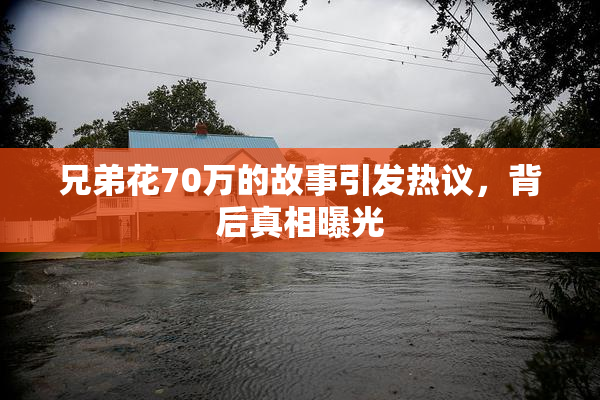兄弟花70万的故事引发热议，背后真相曝光