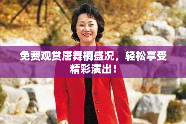 免费观赏唐舞桐盛况，轻松享受精彩演出！