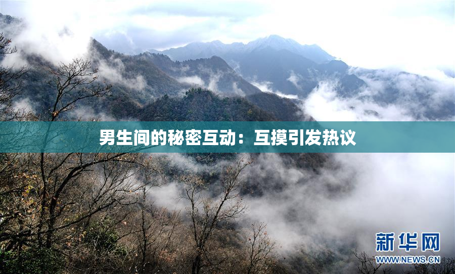 男生间的秘密互动：互摸引发热议