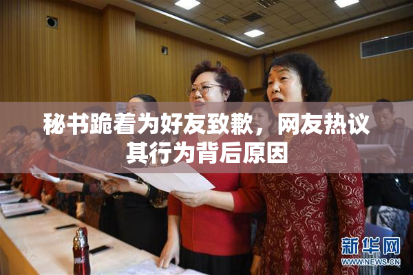 秘书跪着为好友致歉，网友热议其行为背后原因