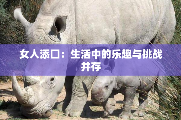 女人添囗：生活中的乐趣与挑战并存