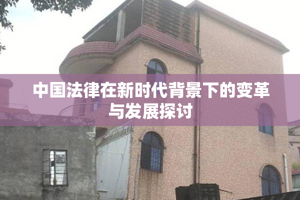 中国法律在新时代背景下的变革与发展探讨