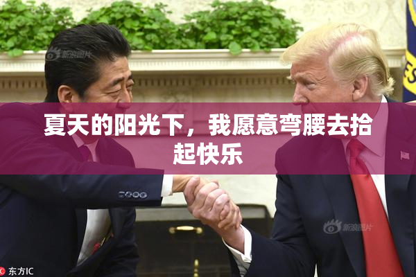 夏天的阳光下，我愿意弯腰去拾起快乐