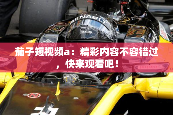 茄子短视频a：精彩内容不容错过，快来观看吧！
