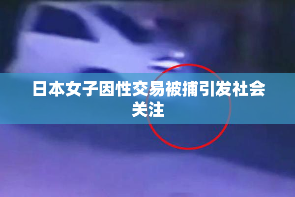 日本女子因性交易被捕引发社会关注