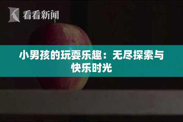 小男孩的玩耍乐趣：无尽探索与快乐时光