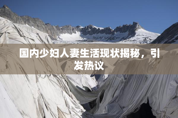 国内少妇人妻生活现状揭秘，引发热议