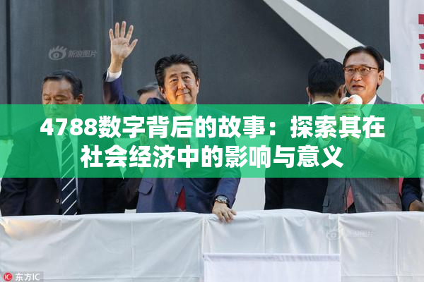 4788数字背后的故事：探索其在社会经济中的影响与意义