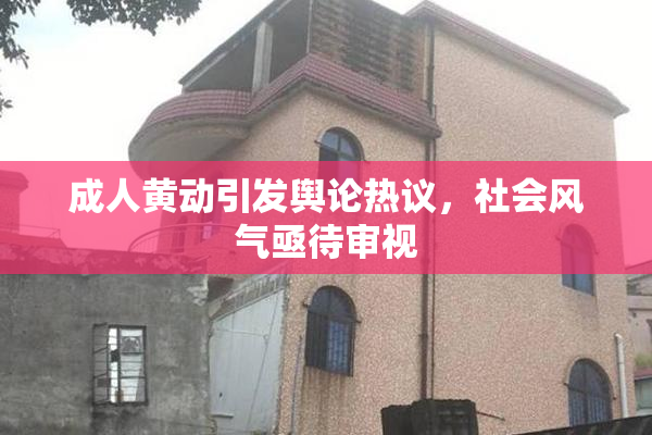 成人黄动引发舆论热议，社会风气亟待审视